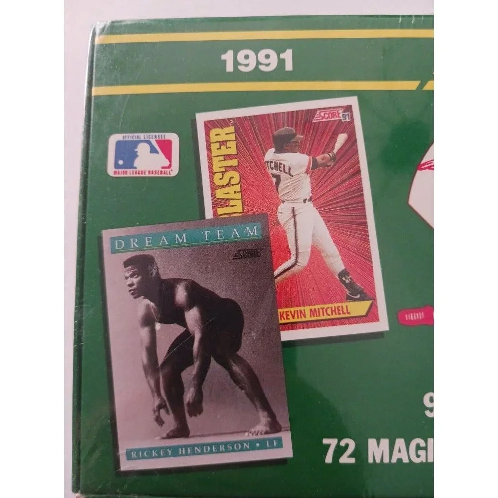 '91 SCORE Collectors Set Factory Sealed 900 Player Cards 72 Magic Motion Trivia - Picture 5 of 11